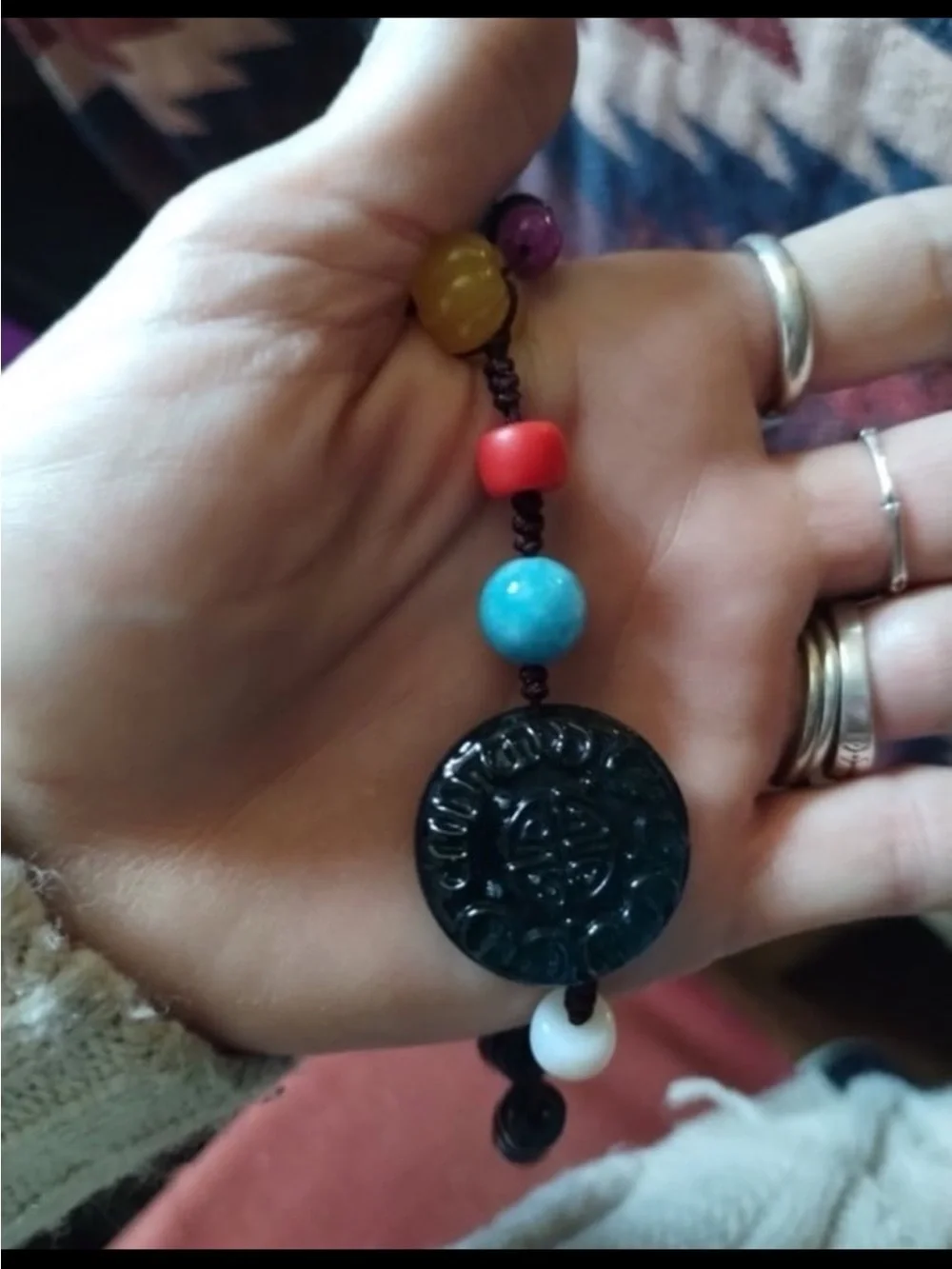 Lapis Prayer Necklace Mala UHQ